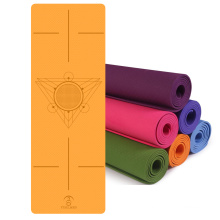 Proteção ambiental espessa de uma camada única personalizada Pilates Pilates TPE Yoga Mat
